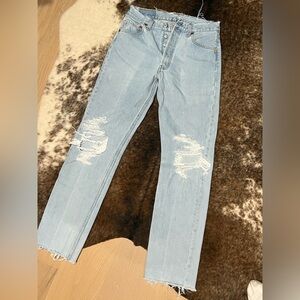 Levi's Light blue straight leg VINTAGE Jeans